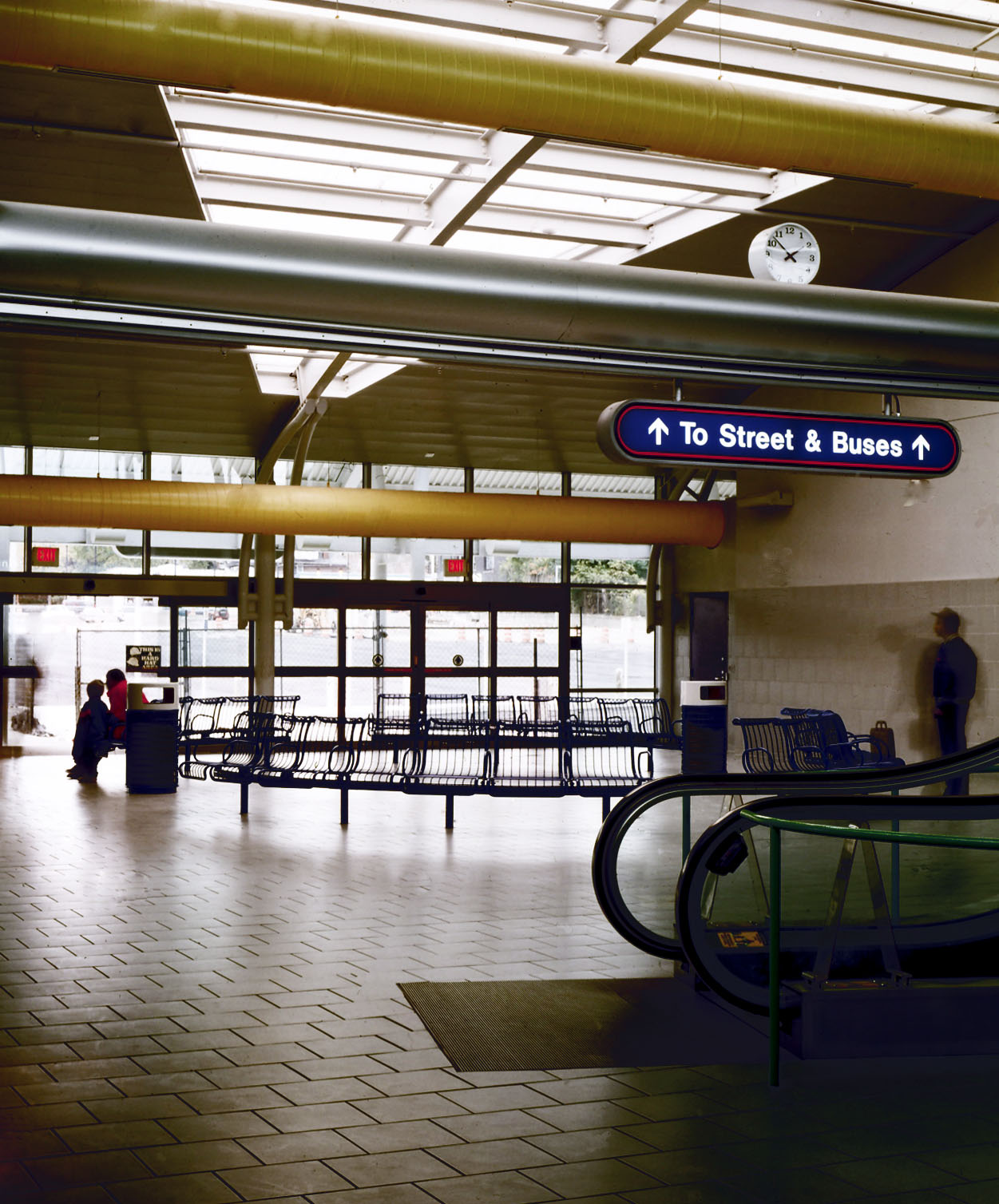 Louis Stokes Station at Windermere Interior Concourse | Celing Detail